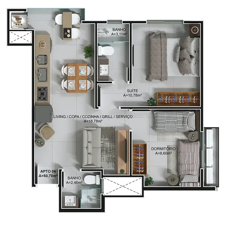 Ciano Residence, Morretes, Itapema