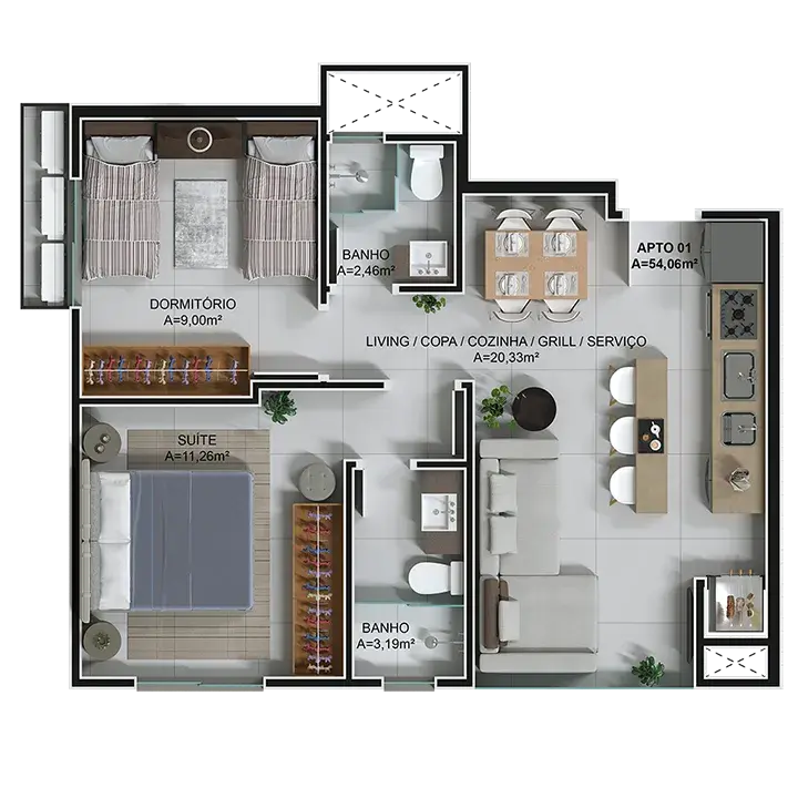 Ciano Residence, Morretes, Itapema