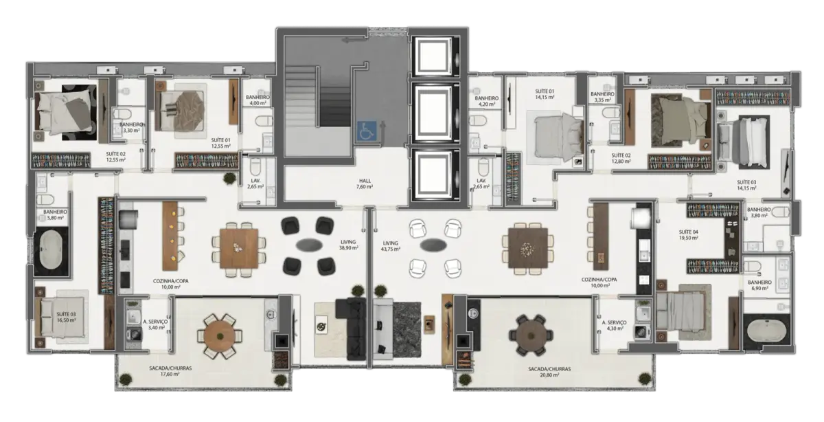 Yahweh Residence, Meia Praia, Itapema